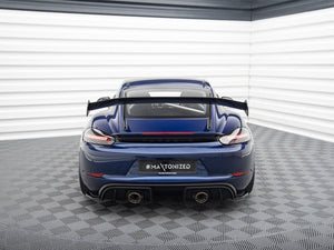 Rear Side Splitters Porsche 718 Cayman GT4 RS 982c - Wayside Performance 