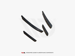 Front Bumper Wings (Canards) Audi S3 / A3 S-Line 8V Sedan / Cabrio - Wayside Performance 