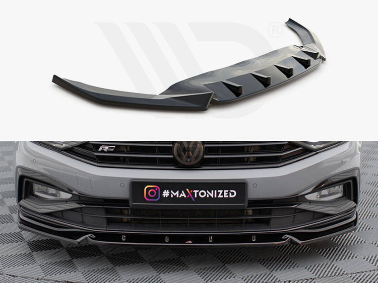Front Splitter V.1 Volkswagen Passat R-Line B8 Facelift - Wayside Performance 