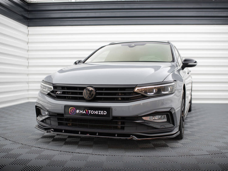 Front Splitter V.1 Volkswagen Passat R-Line B8 Facelift - Wayside Performance 