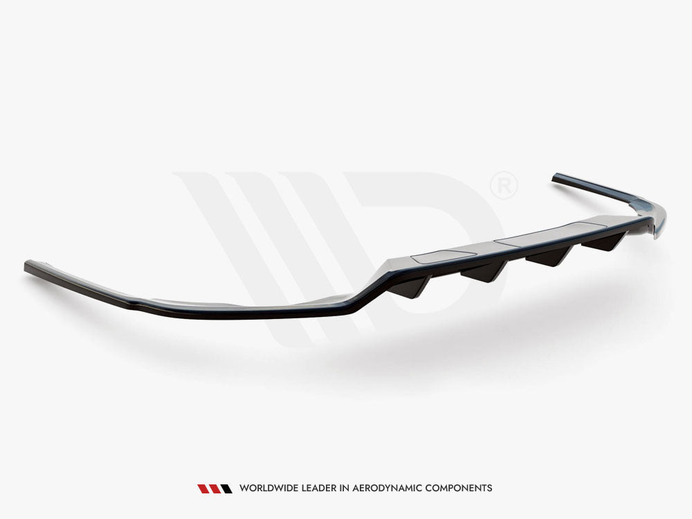 Central Rear Splitter (Vertical Bars) Volkswagen Passat R-Line B8 Facelift - Wayside Performance 