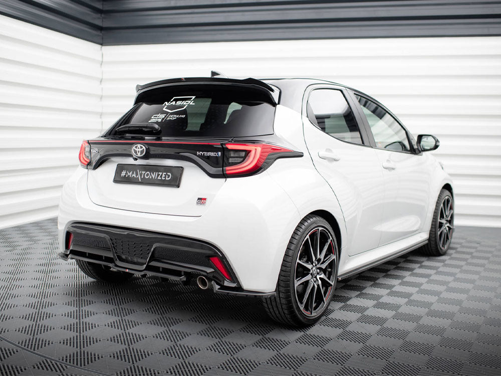 Central Rear Splitter (Vertical Bars) Toyota Yaris GR Sport Mk4 - Wayside Performance 
