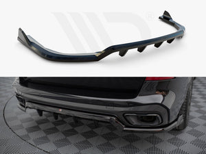 Central Rear Splitter (Vertical Bars) BMW X5 M-Sport G05 - Wayside Performance 