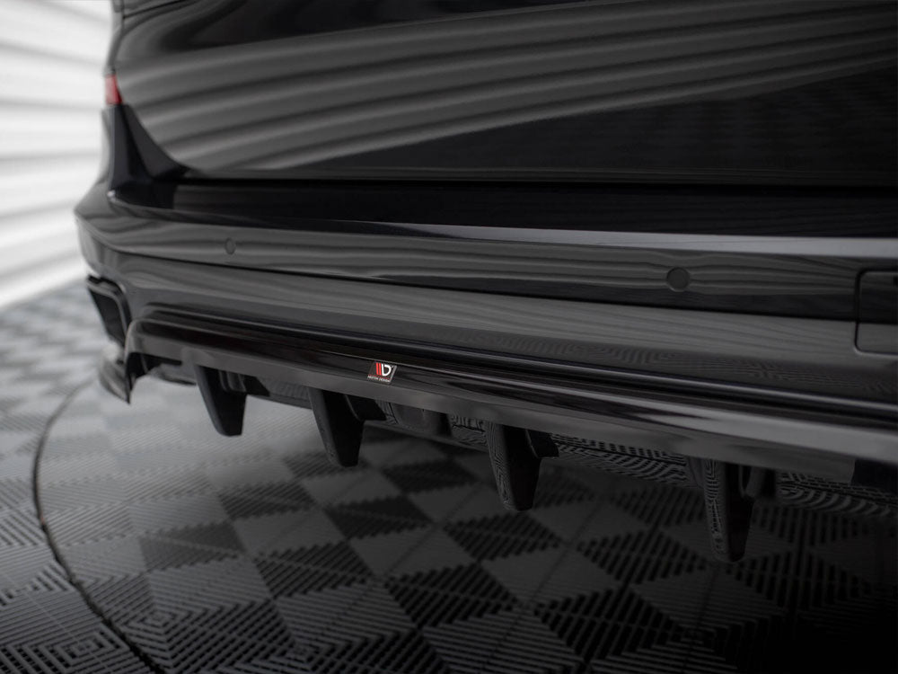 Central Rear Splitter (Vertical Bars) BMW X5 M-Sport G05 - Wayside Performance 