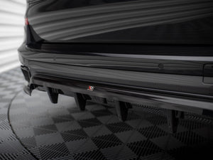 Central Rear Splitter (Vertical Bars) BMW X5 M-Sport G05 - Wayside Performance 