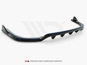 Central Rear Splitter (Vertical Bars) BMW X5 M-Sport G05 - Wayside Performance 