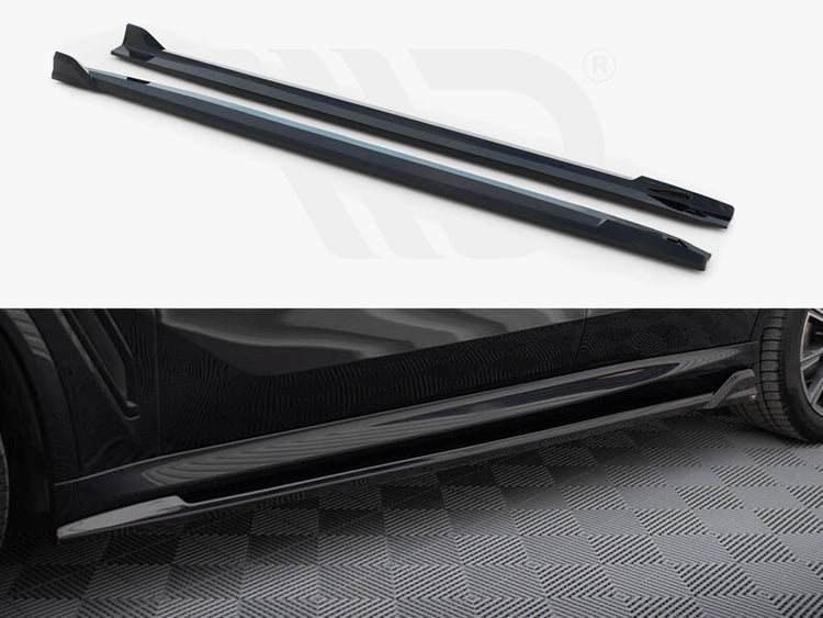 Side Skirts Diffusers V.2 BMW X5 M-Sport G05 - Wayside Performance 