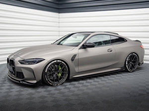 Side Skirts Diffusers V.3 CSL Look BMW M4 G82 - Wayside Performance 