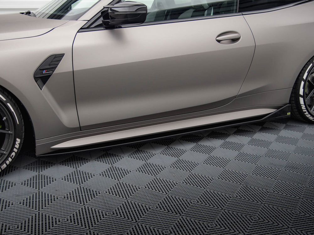 Side Skirts Diffusers V.3 CSL Look BMW M4 G82 - Wayside Performance 
