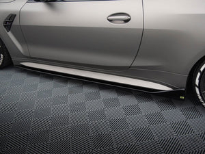 Side Skirts Diffusers V.3 CSL Look BMW M4 G82 - Wayside Performance 
