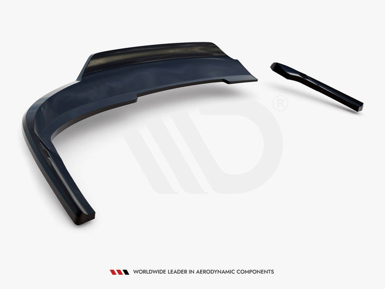 Central Rear Splitter (Vertical Bars) Audi A4 Competition B8 Facelift - Wayside Performance 