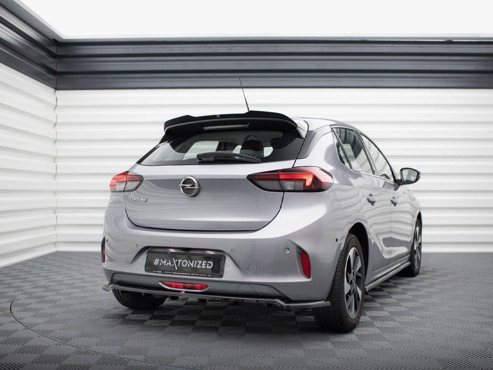 Central Rear Splitter (Vertical Bars) Opel Corsa F (Mk6) - Wayside Performance 