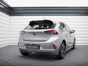 Central Rear Splitter (Vertical Bars) Opel Corsa F (Mk6) - Wayside Performance 