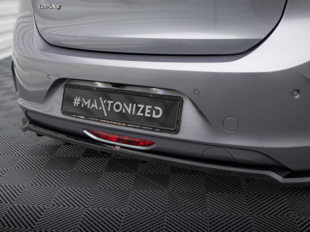 Central Rear Splitter (Vertical Bars) Opel Corsa F (Mk6) - Wayside Performance 