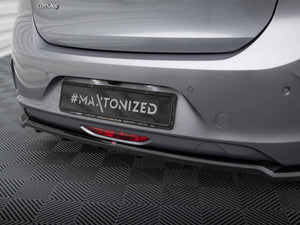 Central Rear Splitter (Vertical Bars) Opel Corsa F (Mk6) - Wayside Performance 