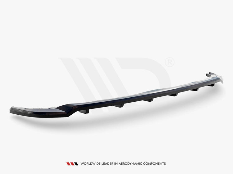 Central Rear Splitter (Vertical Bars) Opel Corsa F (Mk6) - Wayside Performance 