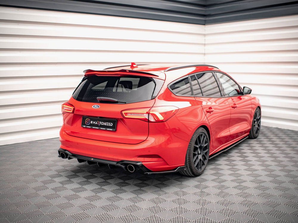 Rear Side Splitters V.8 Ford Focus Estate ST Mk4 - Wayside Performance 