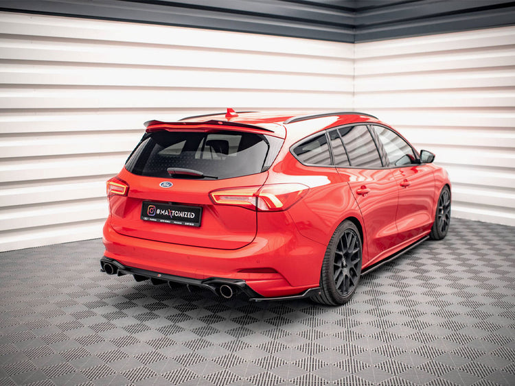 Rear Side Splitters V.8 Ford Focus Estate ST Mk4 - Wayside Performance 