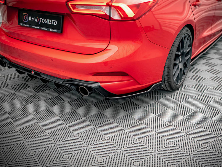 Rear Side Splitters V.8 Ford Focus Estate ST Mk4 - Wayside Performance 