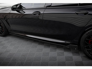 Side Skirts Diffusers V.1 + Flaps BMW M8 Gran Coupe F93 / 8 Gran Coupe M-Pack G16 - Wayside Performance 