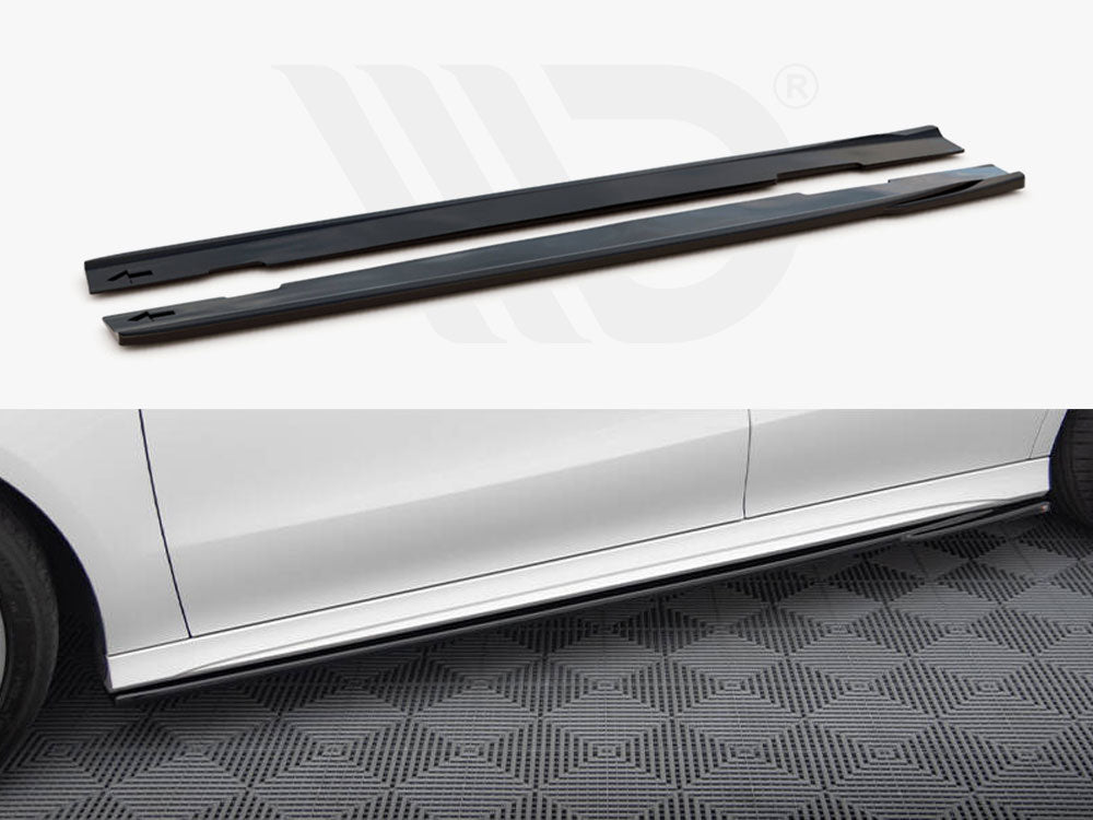 Side Skirts Diffusers Mercedes-Benz CLA AMG-Line C118 - Wayside Performance 
