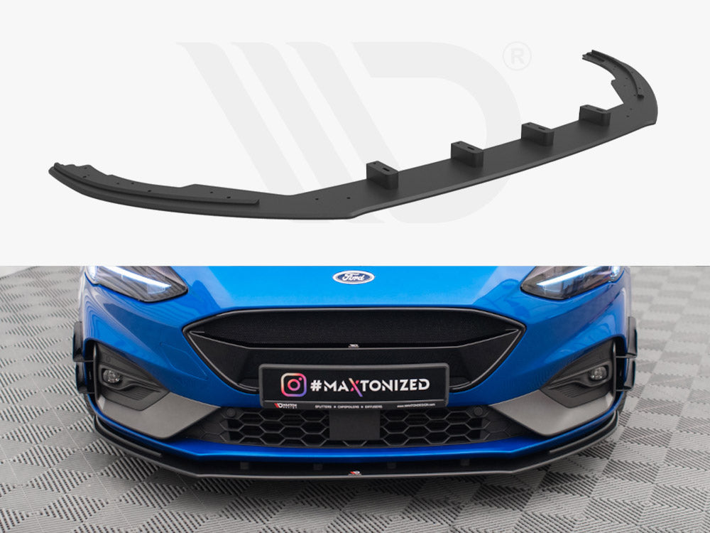 Street PRO Front Splitter Ford Focus ST / ST-Line Mk4 - Wayside Performance 