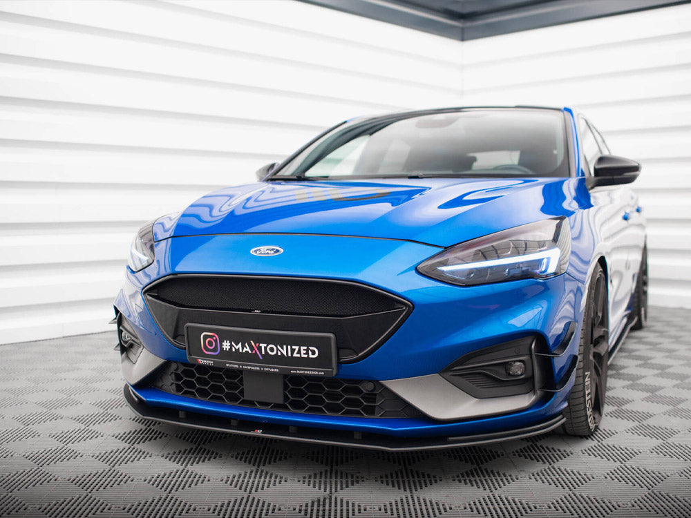 Street PRO Front Splitter Ford Focus ST / ST-Line Mk4 - Wayside Performance 