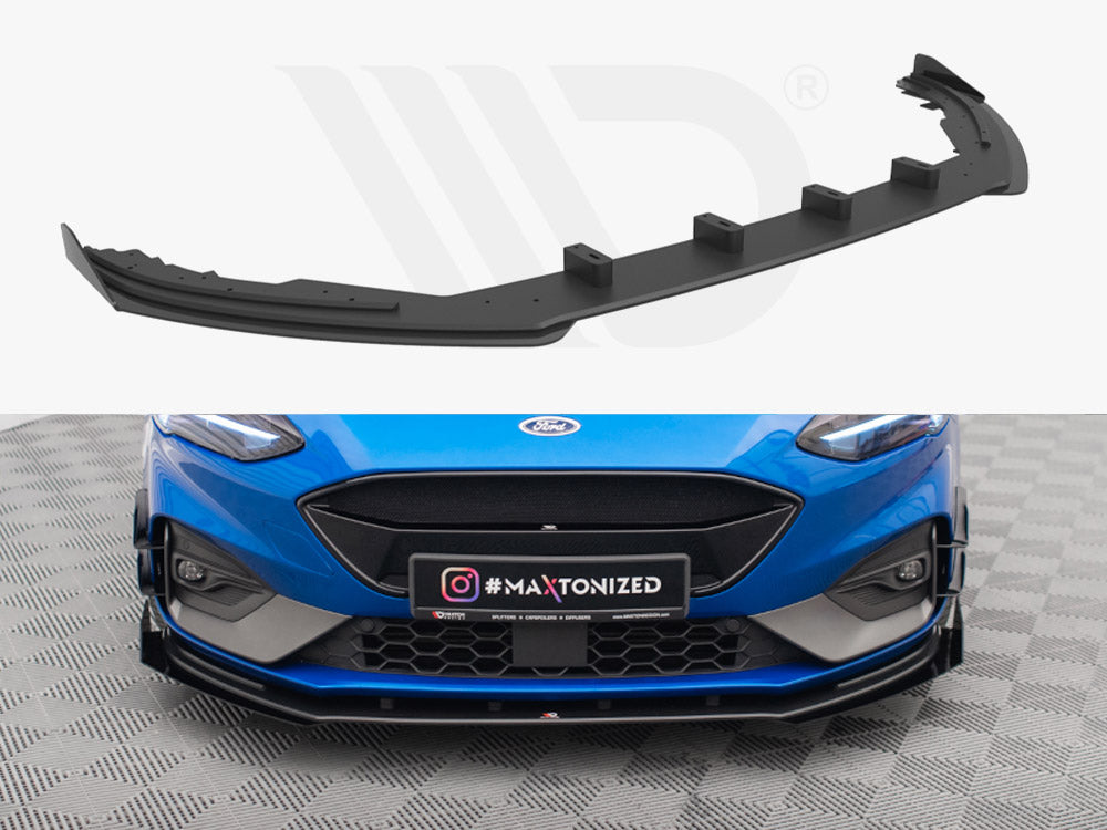 Street PRO Front Splitter + Flaps Ford Focus ST / ST-Line Mk4 - Wayside Performance 