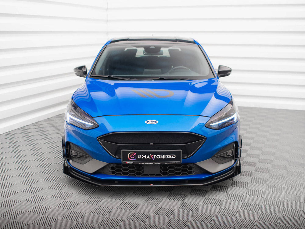 Street PRO Front Splitter + Flaps Ford Focus ST / ST-Line Mk4 - Wayside Performance 