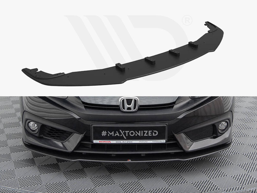 Street PRO Front Splitter Honda Civic Mk10 - Wayside Performance 