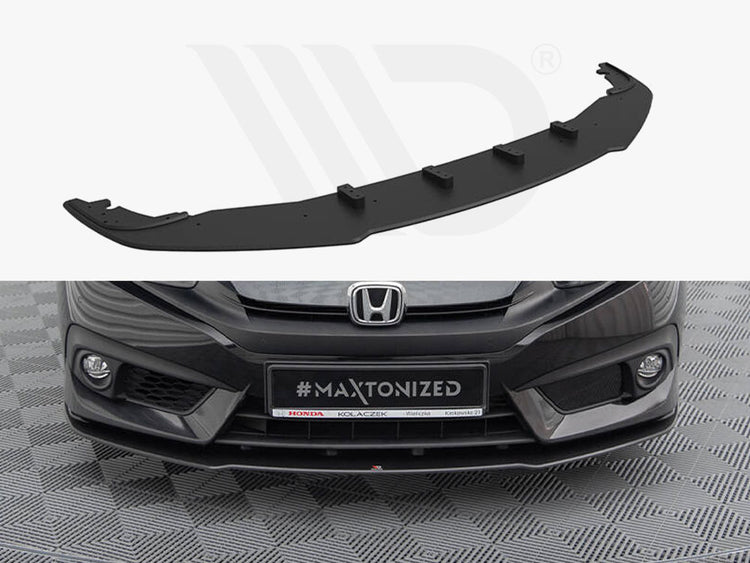 Street PRO Front Splitter Honda Civic Mk10 - Wayside Performance 