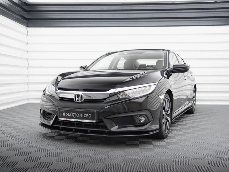 Street PRO Front Splitter Honda Civic Mk10 - Wayside Performance 