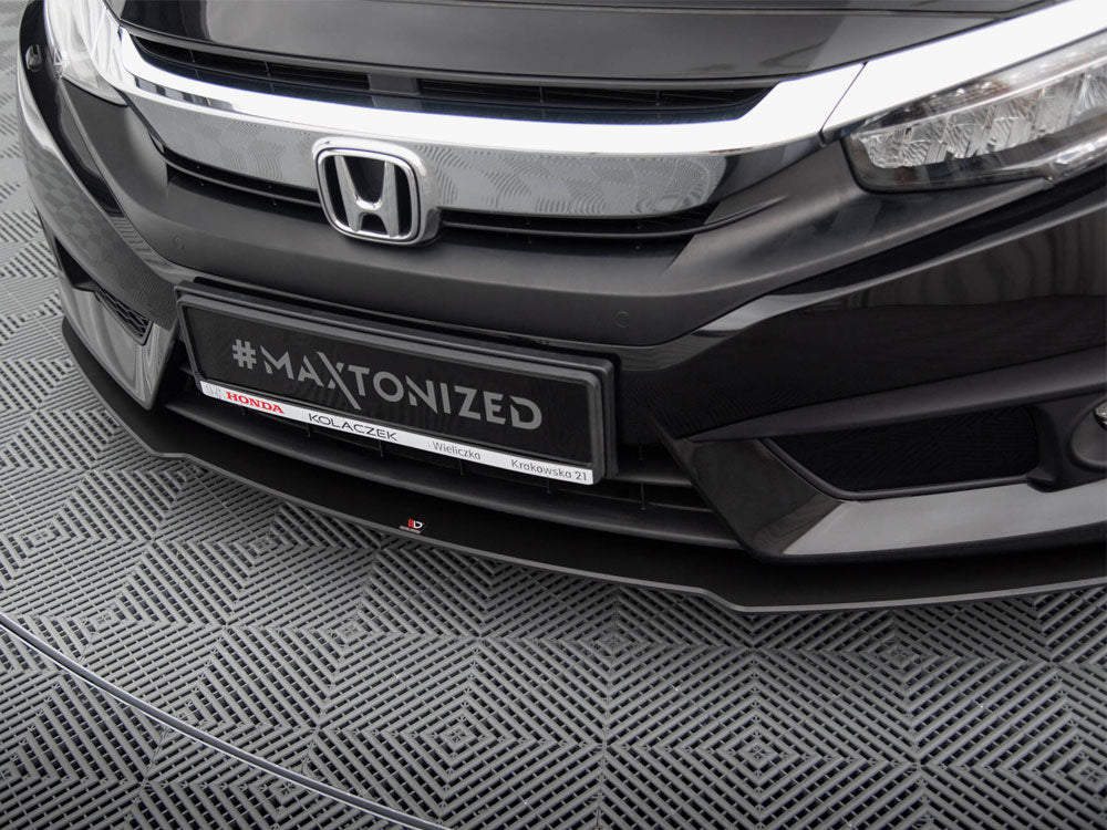 Street PRO Front Splitter Honda Civic Mk10 - Wayside Performance 