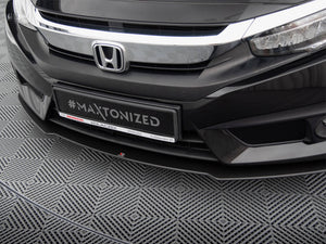 Street PRO Front Splitter Honda Civic Mk10 - Wayside Performance 