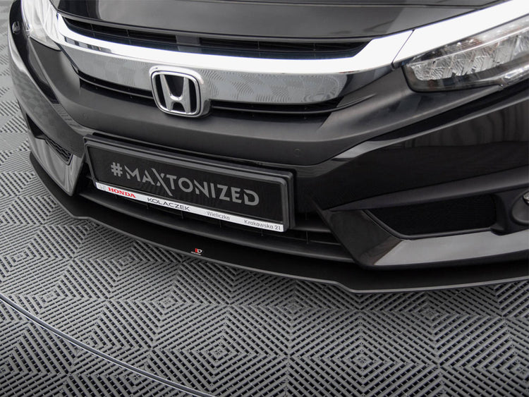 Street PRO Front Splitter Honda Civic Mk10 - Wayside Performance 