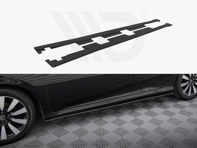 Street PRO Side Skirts Diffusers Honda Civic Mk10 - Wayside Performance 