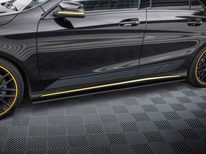 Street PRO Side Skirts Diffusers Mercedes-AMG CLA 45 C117 Facelift - Wayside Performance 