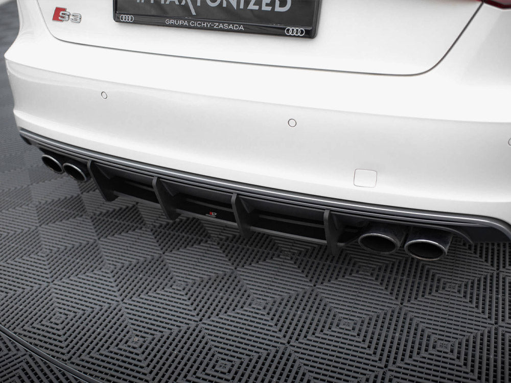 Street PRO Rear Diffuser Audi S3 / A3 S-Line Sportback / Hatchback 8V - Wayside Performance 