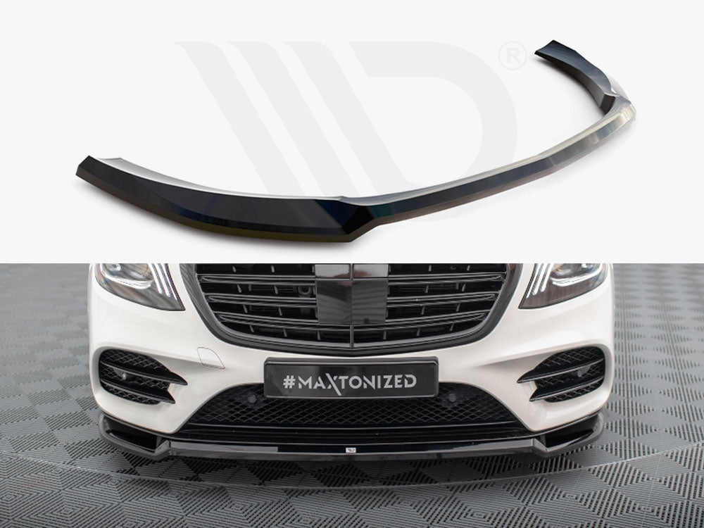 Front Splitter V.1 Mercedes-Benz S AMG-Line W222 Facelift - Wayside Performance 