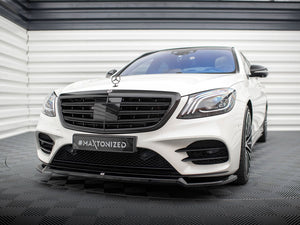 Front Splitter V.1 Mercedes-Benz S AMG-Line W222 Facelift - Wayside Performance 