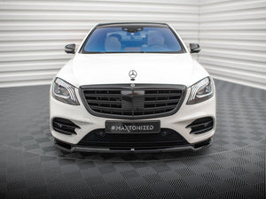 Front Splitter V.1 Mercedes-Benz S AMG-Line W222 Facelift - Wayside Performance 