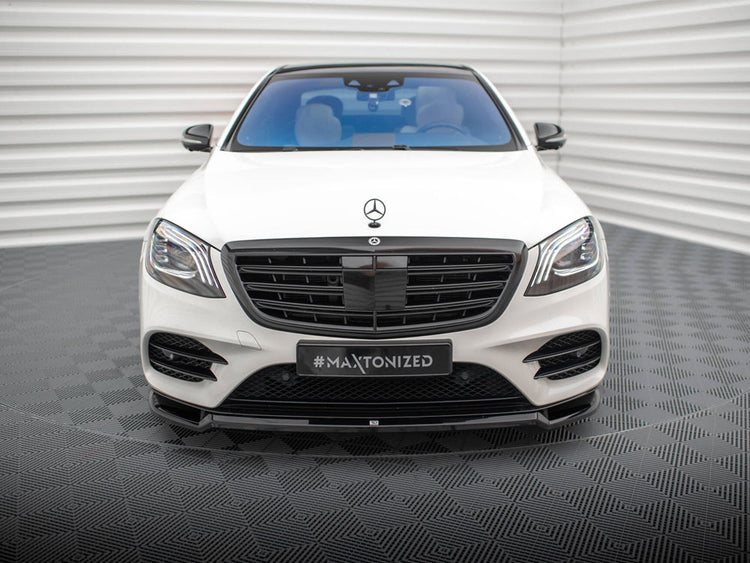 Front Splitter V.1 Mercedes-Benz S AMG-Line W222 Facelift - Wayside Performance 