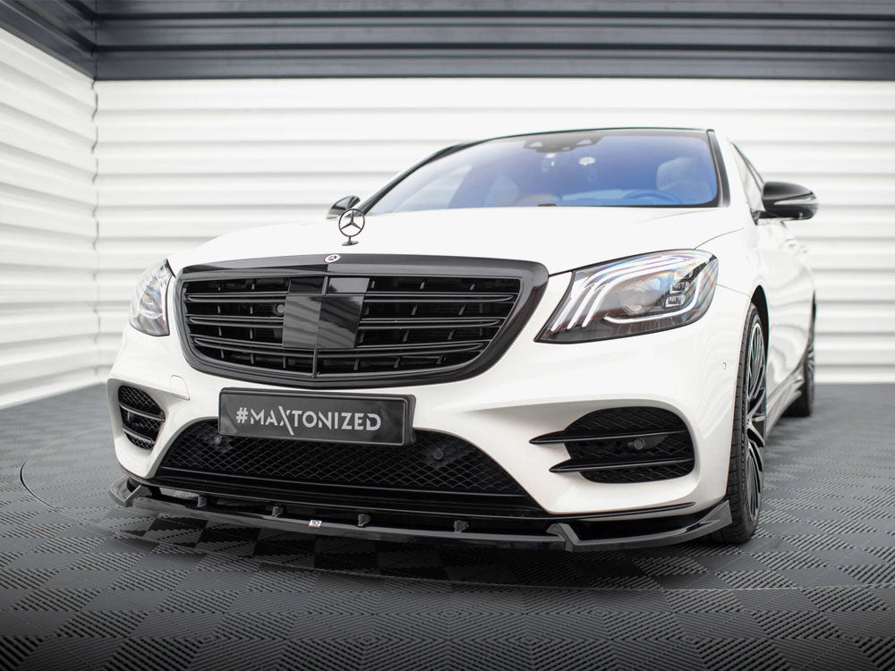 Front Splitter V.2 Mercedes-Benz S AMG-Line W222 Facelift - Wayside Performance 