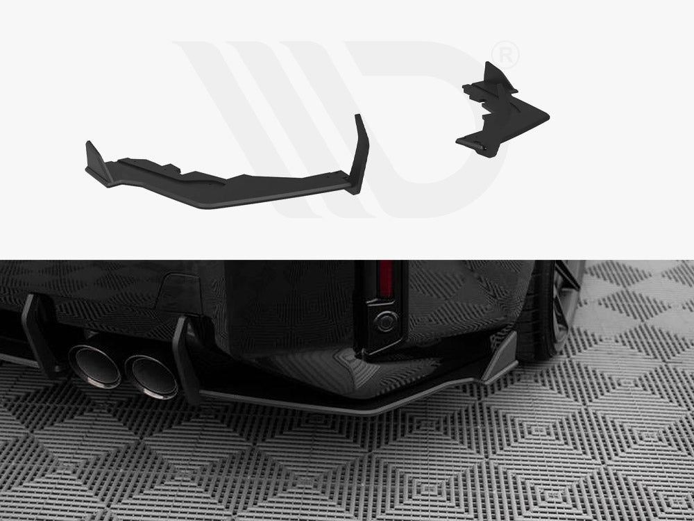 Street Pro Rear Side Splitters V.2 BMW M2 G87 - Wayside Performance 