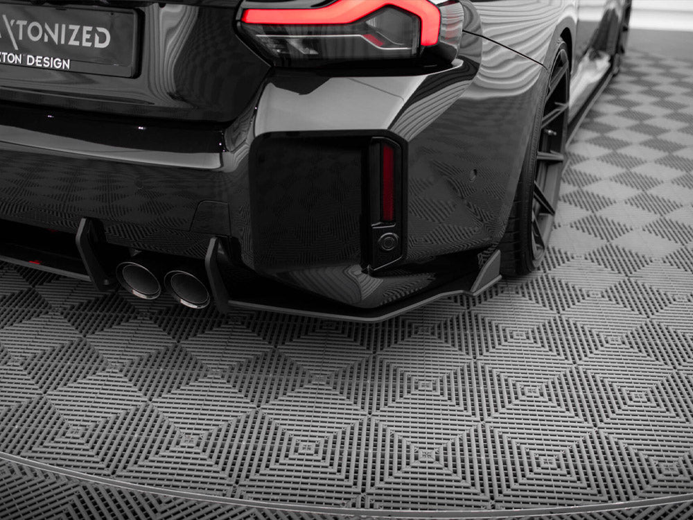Street Pro Rear Side Splitters V.2 BMW M2 G87 - Wayside Performance 