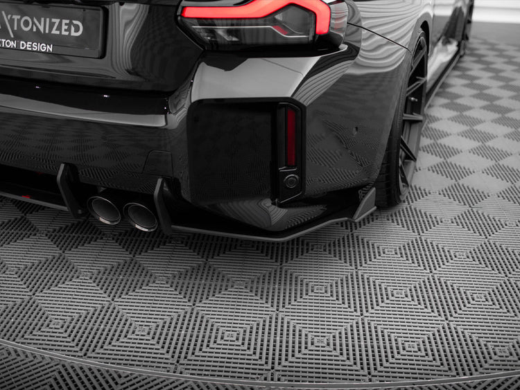 Street Pro Rear Side Splitters V.2 BMW M2 G87 - Wayside Performance 