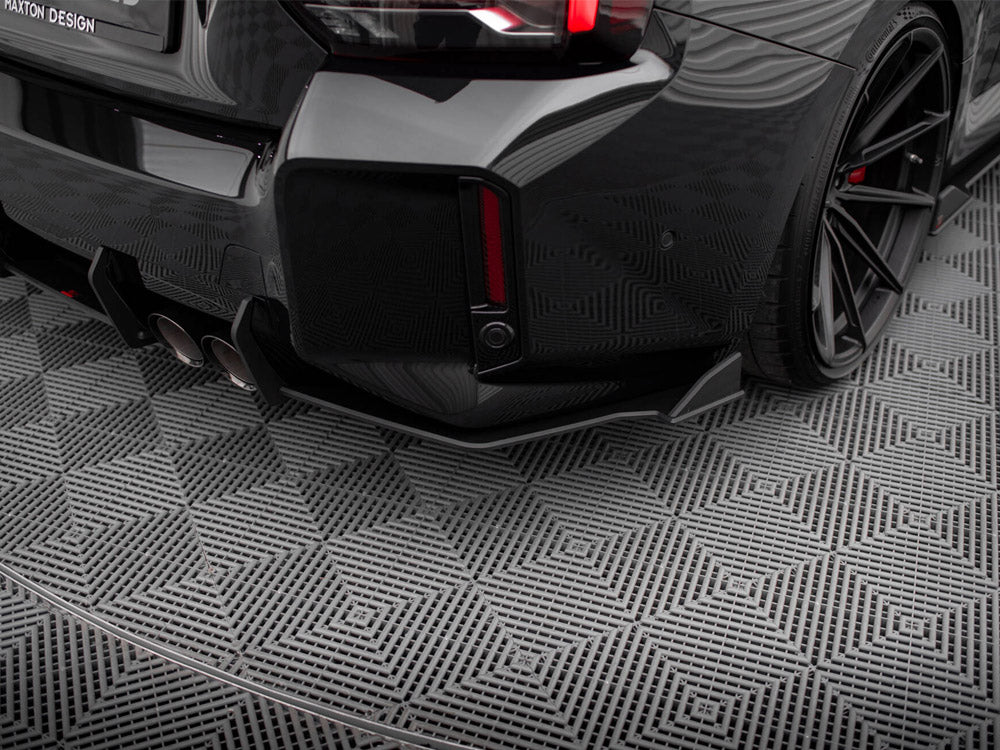 Street Pro Rear Side Splitters V.2 BMW M2 G87 - Wayside Performance 