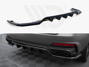 Central Rear Splitter (Vertical Bars) Maserati Levante Trofeo Mk1 - Wayside Performance 