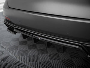 Central Rear Splitter (Vertical Bars) Maserati Levante Trofeo Mk1 - Wayside Performance 