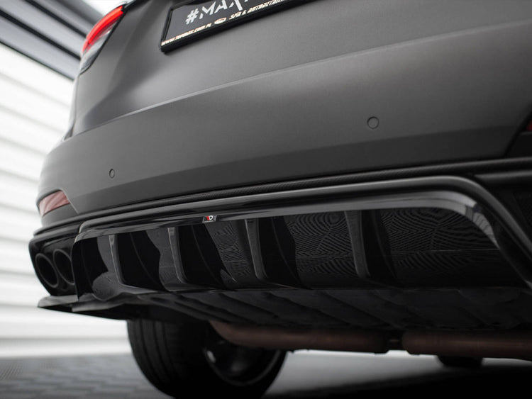 Central Rear Splitter (Vertical Bars) Maserati Levante Trofeo Mk1 - Wayside Performance 